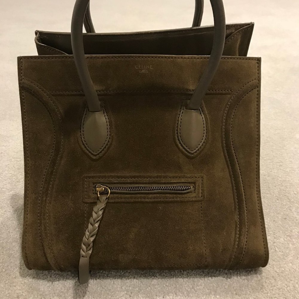 Celine Phantom in Suede Leather